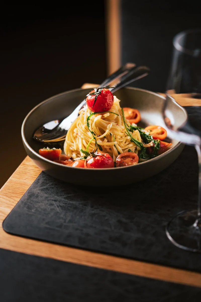 Pasta im EQ Restaurant